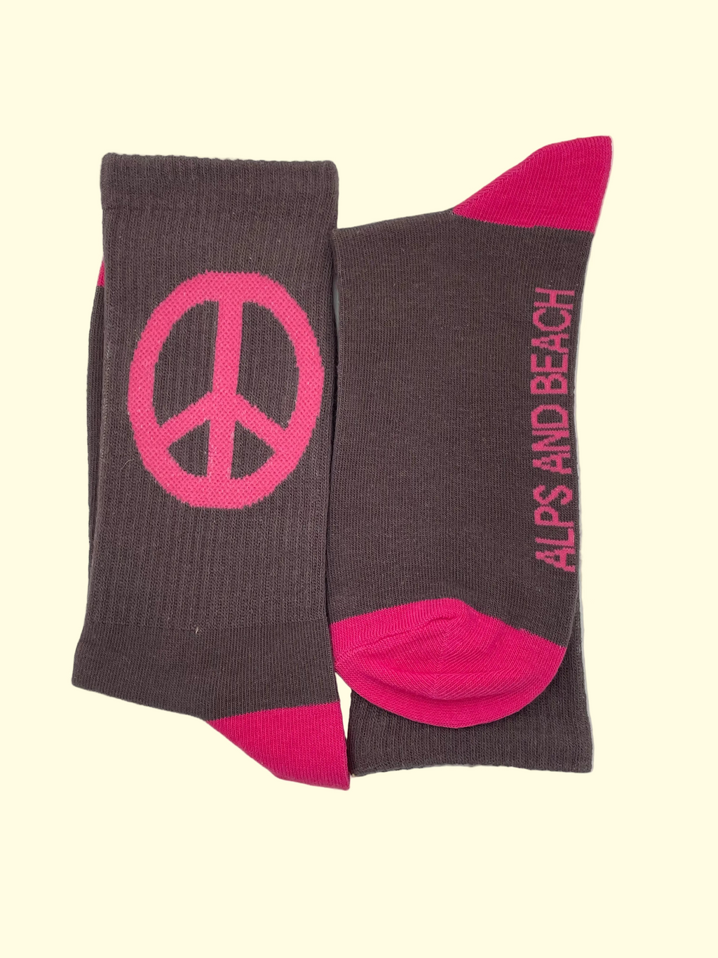 Socken -Braun Peace