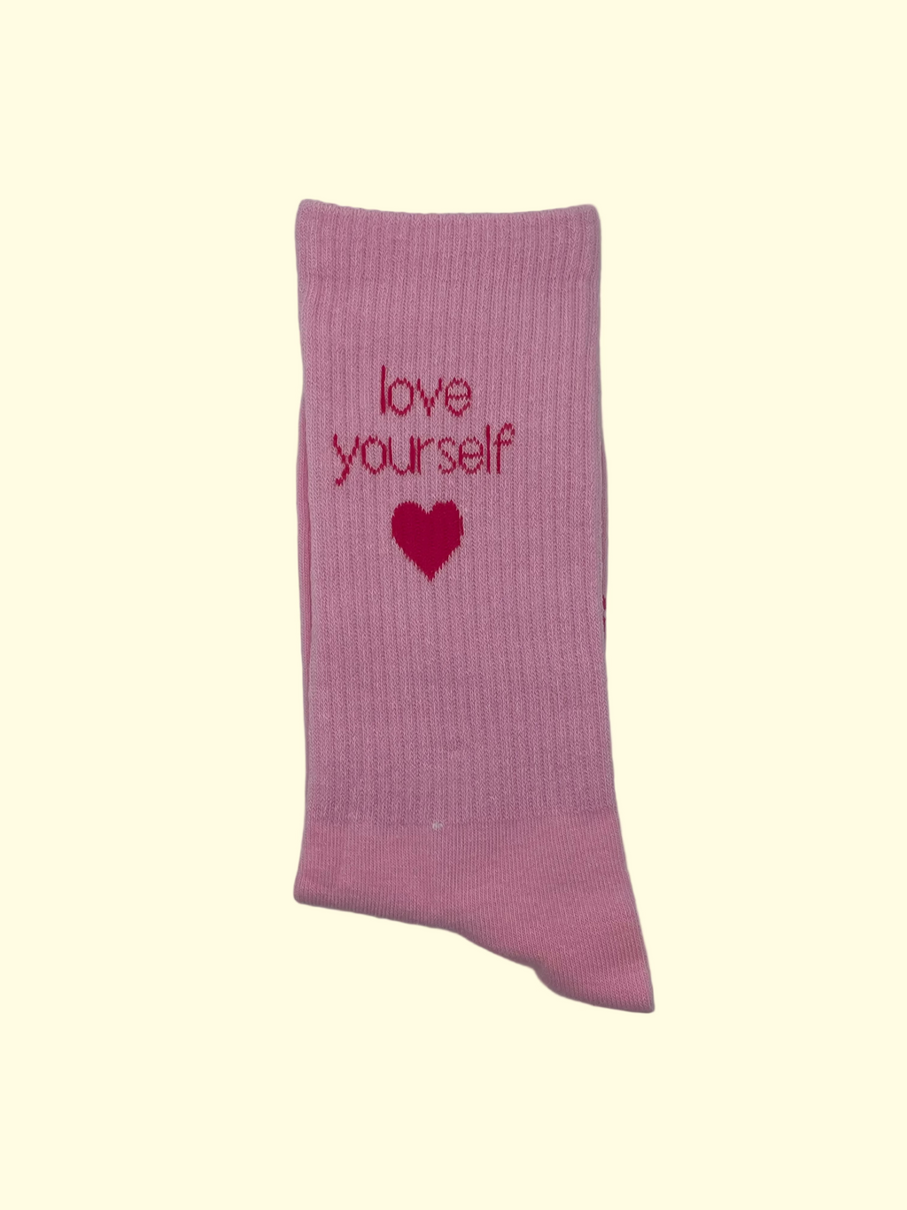 Socken -Rosa Love yourself