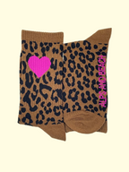 Socken - Leo Herz pink