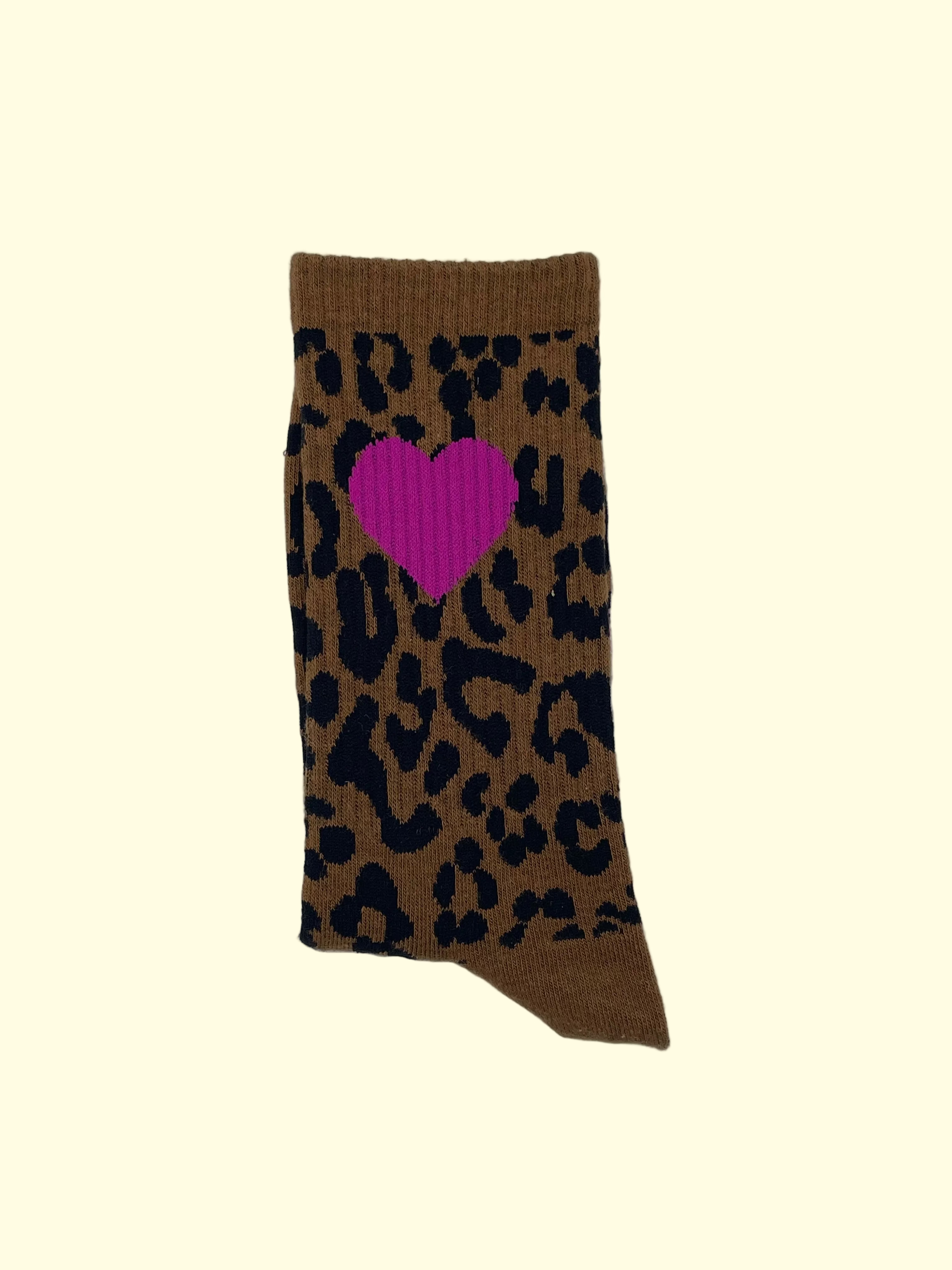 Socken - Leo Herz pink