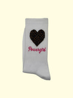 Socken - Weiß Leo Powergirl