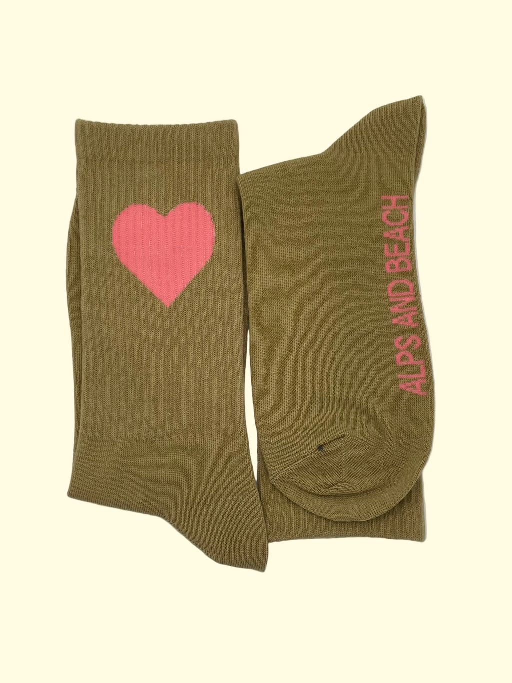 Socken - Herz pink