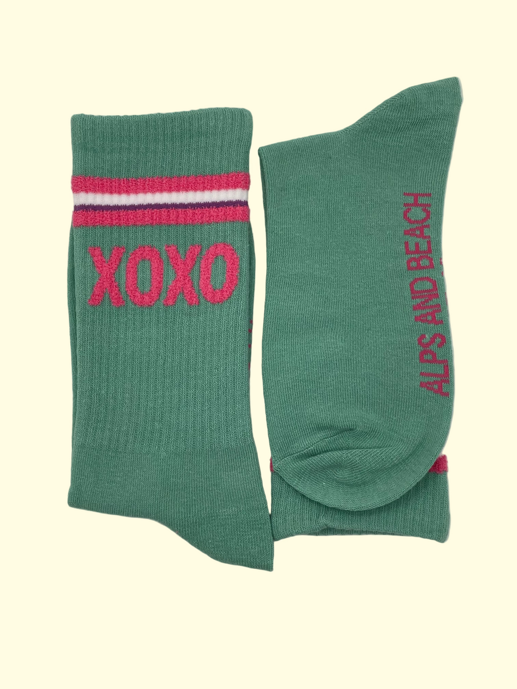 Socken - Grün XOXO