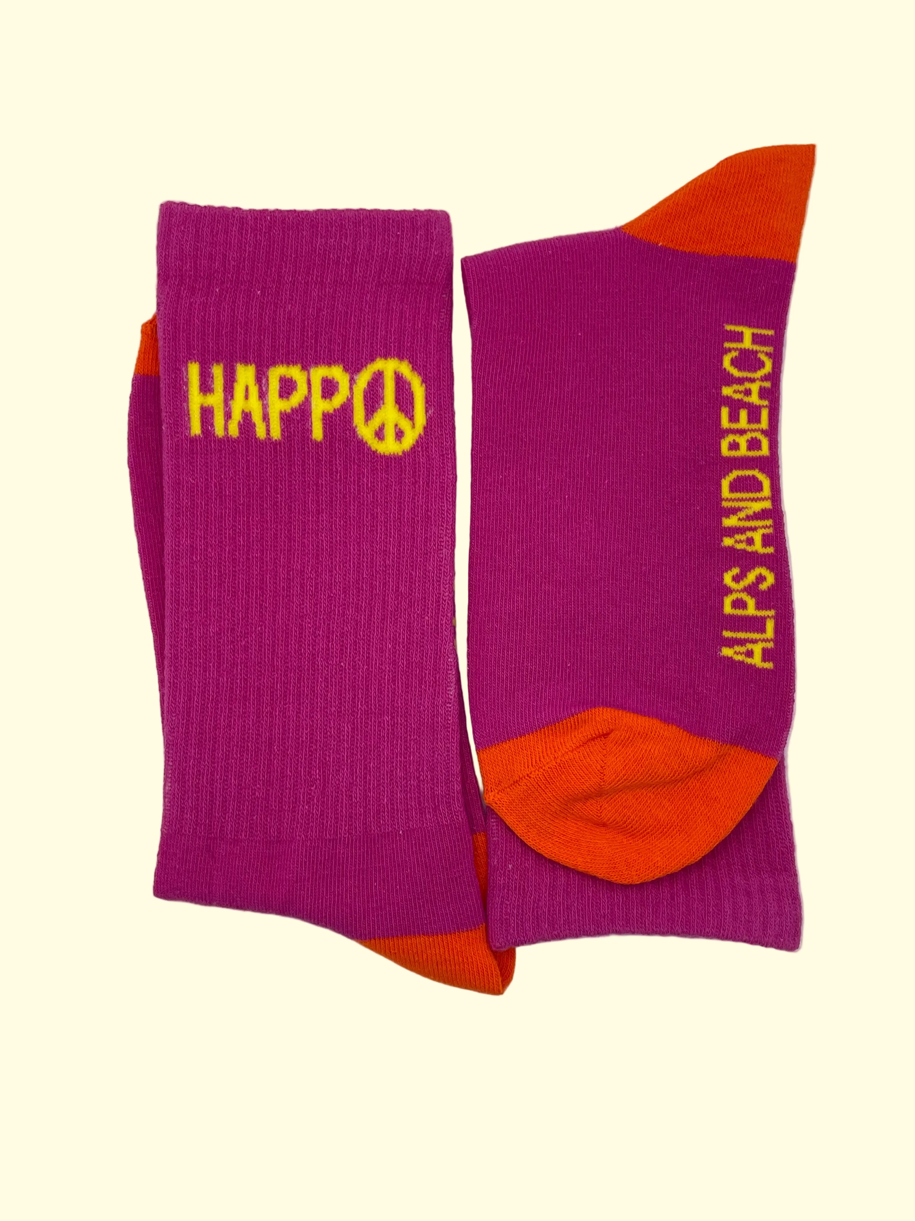 Socken -Pink Happy