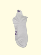 Socken - Sneaker lila Herz