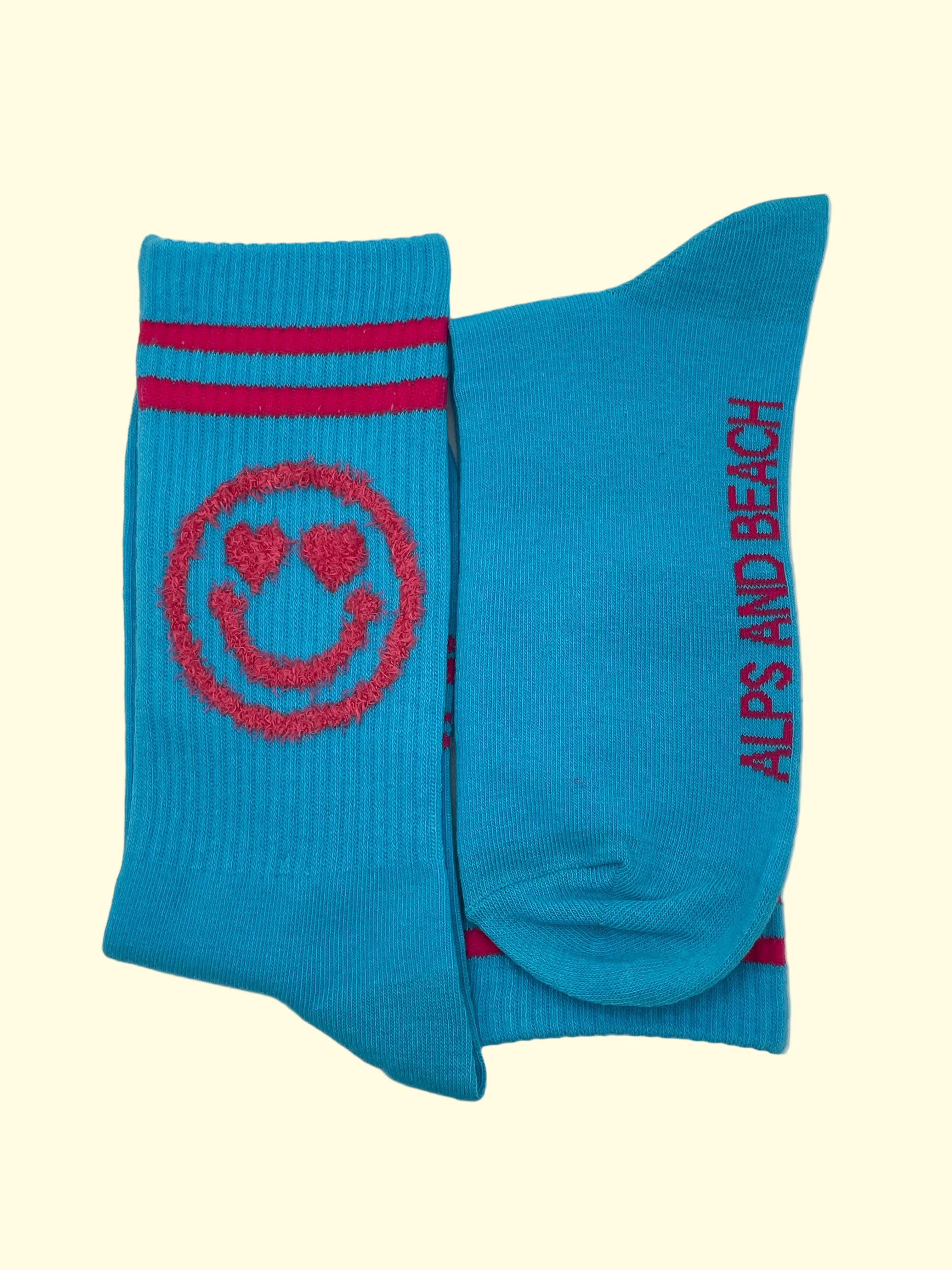 Socken - Blau Smile