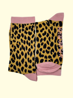 Socken - Leo gelb/rosa