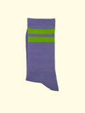 Socken - Lila grüne Streifen