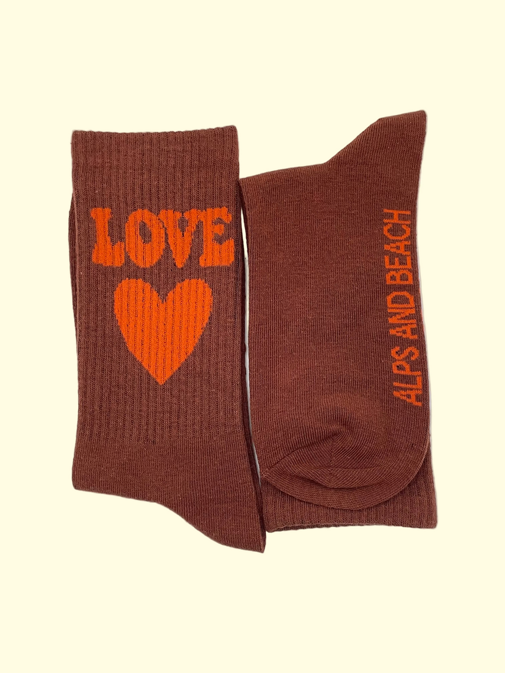 Socken - Braun Love
