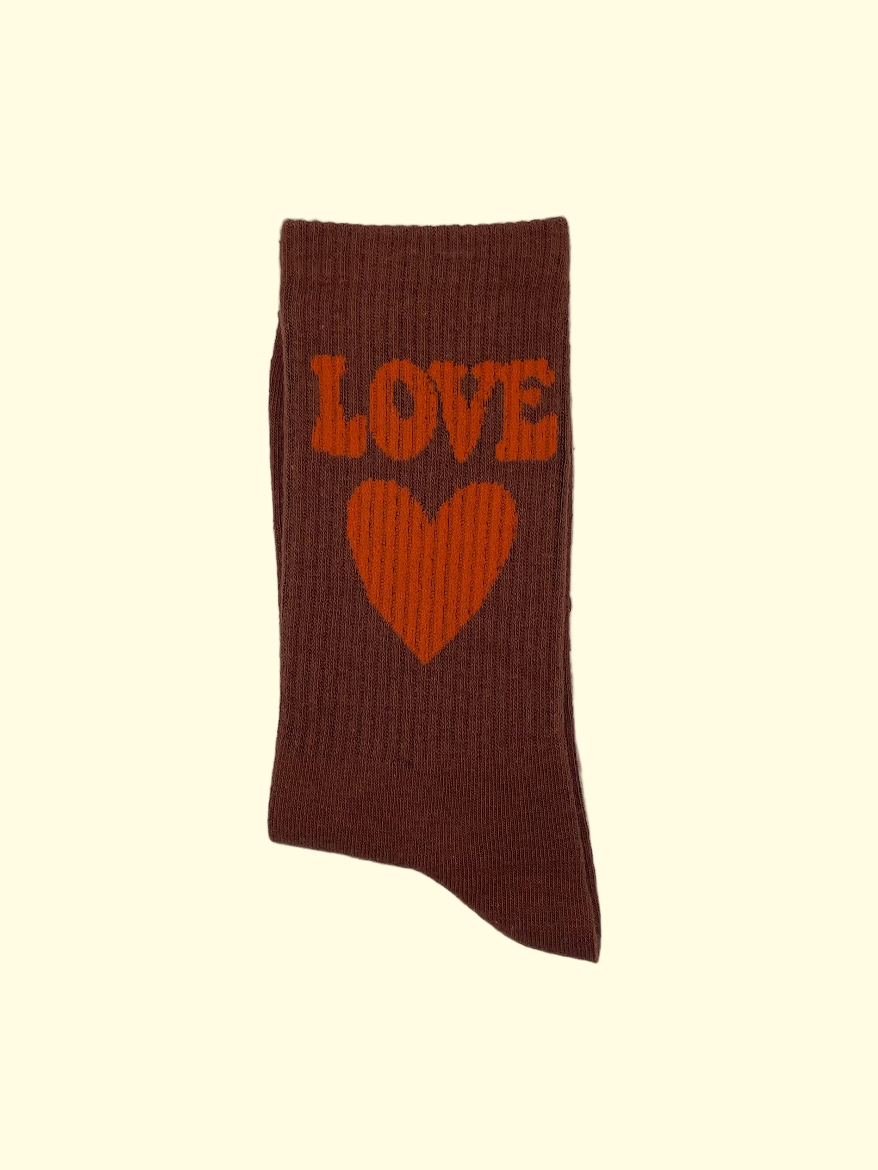 Socken - Braun Love