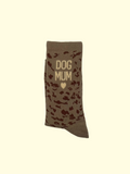 Socken - Beige Braun Dog Mum