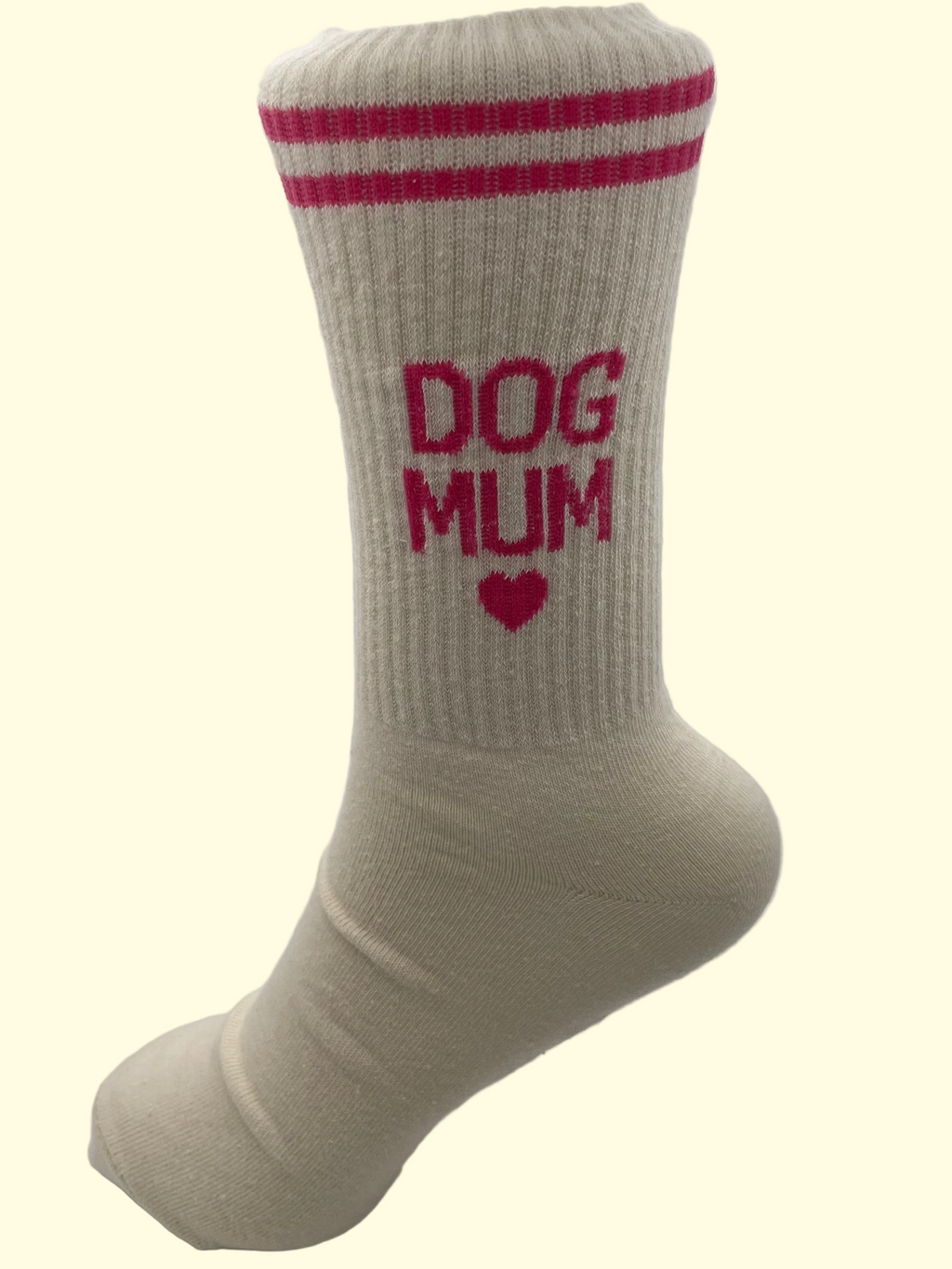 Socken - Dog Mum - pink