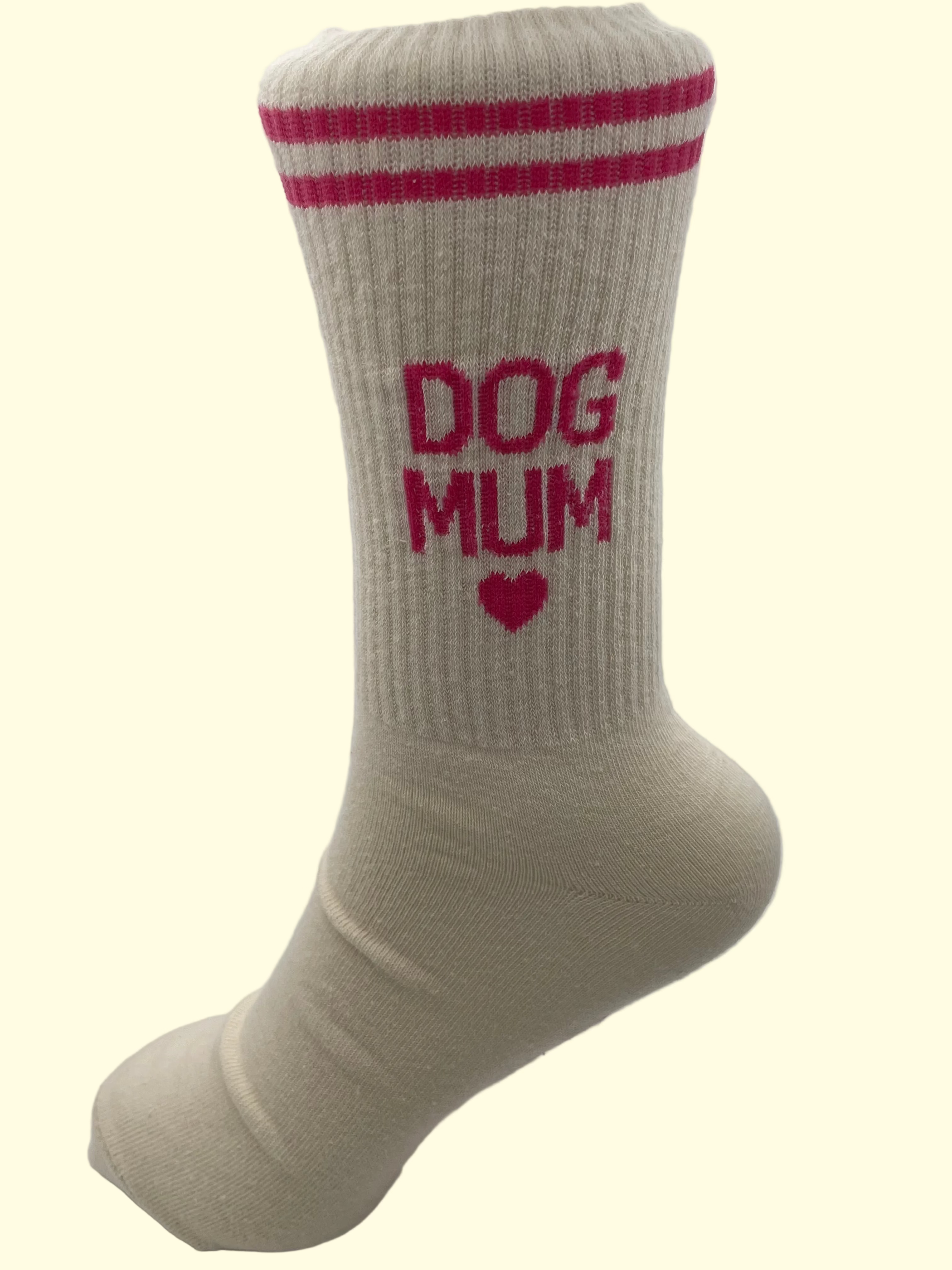 Socken - Dog Mum - pink