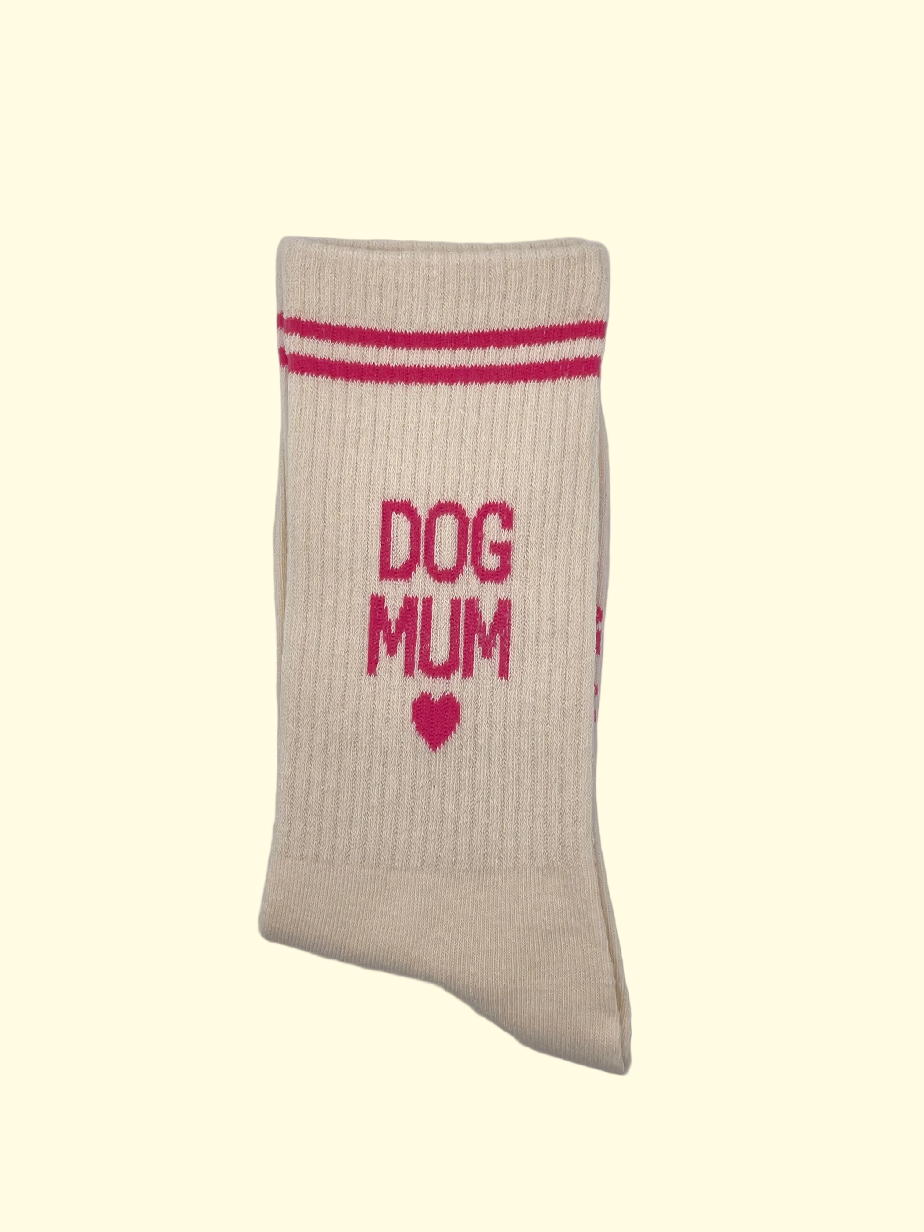 Socken - Dog Mum - pink