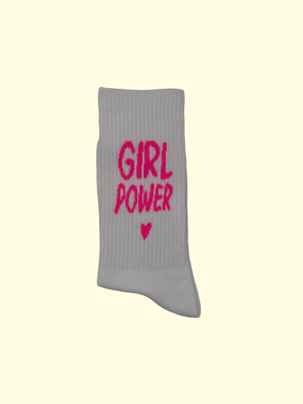 Socken - Weiß Girl Power