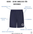 Shorts 2 in 1 »Henri uni« simpel aber raffiniert