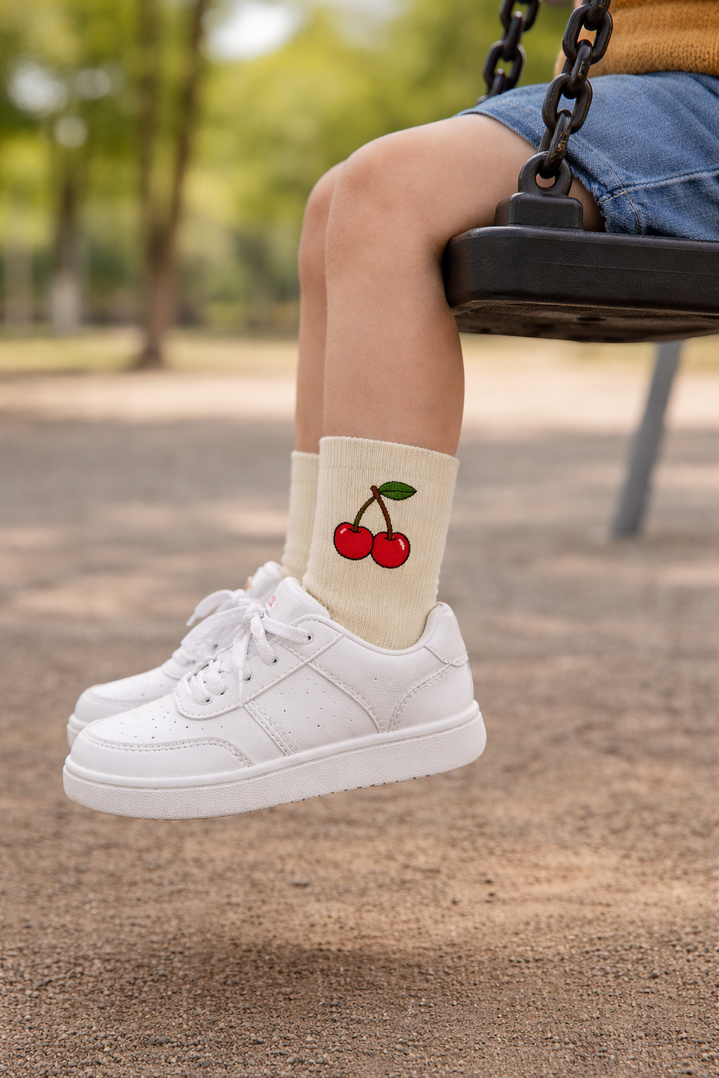 Kindersocken - Kirschen