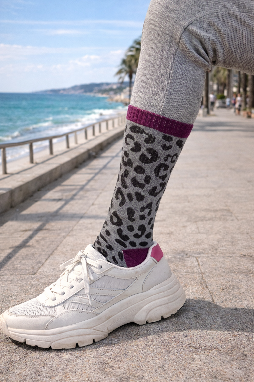 Socken - Leo lila